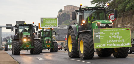 Gegen die mächtige Agrarlobby ist schwer anzukommen, Bauern prot...