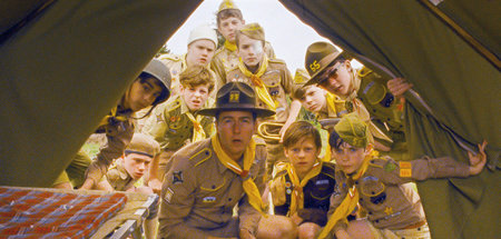 Scout Master Ward (M.) und Pfadfinder: Moonrise Kingdom