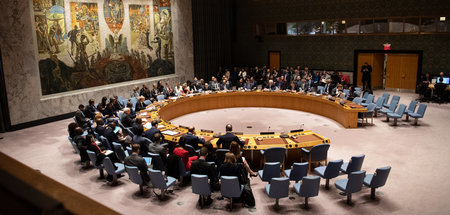 Sitzung des UN-Sicherheitsrates in New York am 1. April 2019