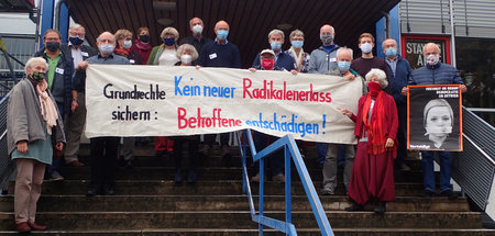 Kundgebung ehemaliger Betroffener von Berufsverboten in Hannover...