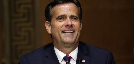 Der Koordinator der US-Geheimdienste, John Ratcliffe, am 5. Mai ...