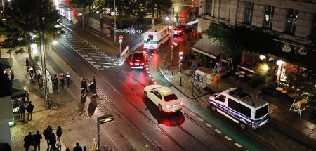 Kontrollen gab es anlässlich der Sperrstunde in der Berliner Kas...