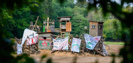 Die Waldbesetzung im Dannenröder Forst ist unabhängig von Greenp