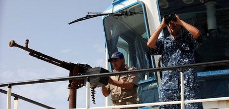 Auch die sogenannte libysche Küstenwache wird weiter aufgerüstet...