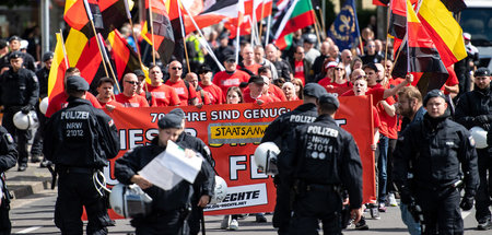 Aufmarsch der Partei »Die Rechte« im Mai 2019 in Dortmund