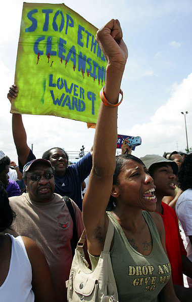 Protest gegen die Vertreibung aus New Orleans (1.4.2006) Protest gegen die Vertreibung aus New Orleans (1.4.2006)