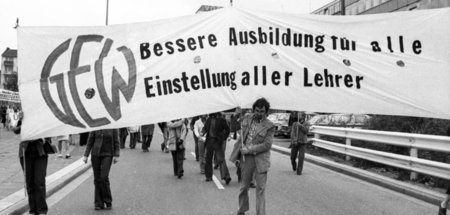 GEW-Demonstration gegen Lehrerarbeitslosigkeit in Essen (12.5.19...