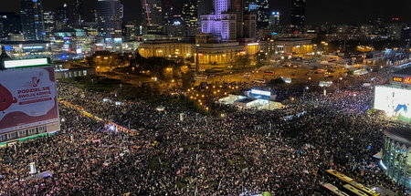 Massenprotest gegen die Verschärfung des Abtreibungsrechts am Fr...