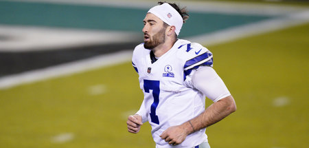 Musste gegen die Eagles ran: Ben DiNucci nach der Niederlage am ... Musste gegen die Eagles ran: Ben DiNucci nach der Niederlage am ...