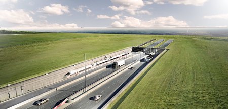 Noch ist es nur ein Modell: Visualisierung des geplanten Fehmarn... Noch ist es nur ein Modell: Visualisierung des geplanten Fehmarn...