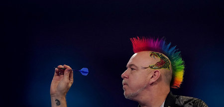 Spitzname »Snakebite«: Peter Wright zielt auf die Triple-20
