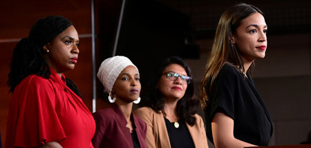 »The Squad«: Die Abgeordneten Ayanna Pressley, Ilhan Omar, Rashi... »The Squad«: Die Abgeordneten Ayanna Pressley, Ilhan Omar, Rashi...
