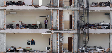 Irgendwann kommen die Täter: Gebäude im türkischen Reyhanli nach...