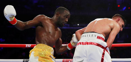 Kompletter Kämpfer: Terence Crawford (l.) verhaut Amir Khan, Mad...