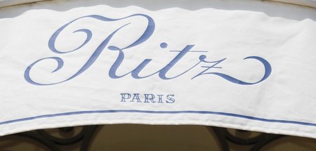Historischer Schauplatz: Schriftzug am Hotel Ritz (Archivbild)