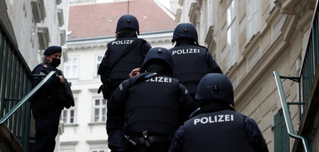 Polizeieinsatz nach Attentat in Wien am 3. November 2020
