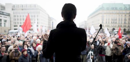 Hart an der Grenze: Sahra Wagenknecht hängt sie alle ab