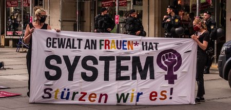 Demonstration am Internationalen Frauenkampftag 2020 in München