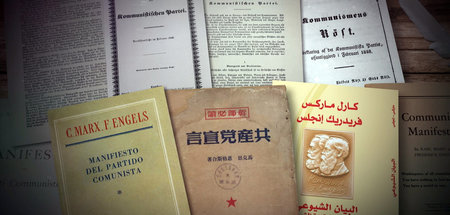 Das »Kommunistische Manifest« wurde in mehr als 100 Sprachen übe...