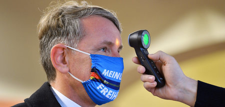 Im Fieberwahn? Björn Höcke, Landes- und Fraktionschef der AfD in... Im Fieberwahn? Björn Höcke, Landes- und Fraktionschef der AfD in...