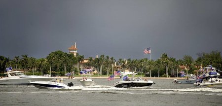 Wo ist der Krake, wenn man ihn braucht? Mar-a-Lago-Klub in Palm ...