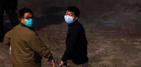 Müssen für ein paar Monate hinter Gitter: Die Hongkonger Separat