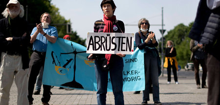 Friedensdemonstration anlässlich des Tages der Befreiung am 8. M...