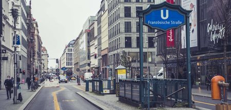 Mehr als ein U-Bahnhof: Station Französische Straße in Berlin-Mi...