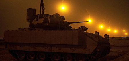 Panzer der US-Armee in Nordsyrien (30.11.2020)
