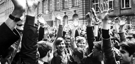 Studentenproteste in Frankfurt am Main (29.5.1968)