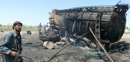 Die Bombardierung des Tanklasters am 4. September 2009 in Kundus...