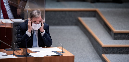 Armin Laschet am Dienstag im Düsseldorfer Landtag