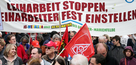 Leiharbeit zielt auf die Spaltung der Belegschaften. Gewerkschaf...