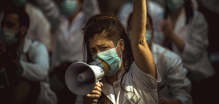Auch 2020 gab es zahlreiche Proteste der katalanischen Beschäfti... Auch 2020 gab es zahlreiche Proteste der katalanischen Beschäfti...