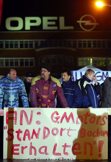 Eigenständig organisierter Streik im Oktober 2004. Womöglich müs...