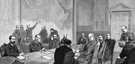 Aufteilung Afrikas bei der Berliner »Kongokonferenz« 1884/1885