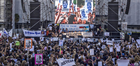 Gerechtigkeit für Fernando Báez Sosa: Protestmarsch in Buenos Ai...