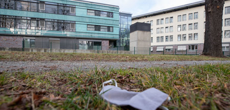 Das Klinikum Oberlausitzer Bergland in Zittau, das durch die Ank...