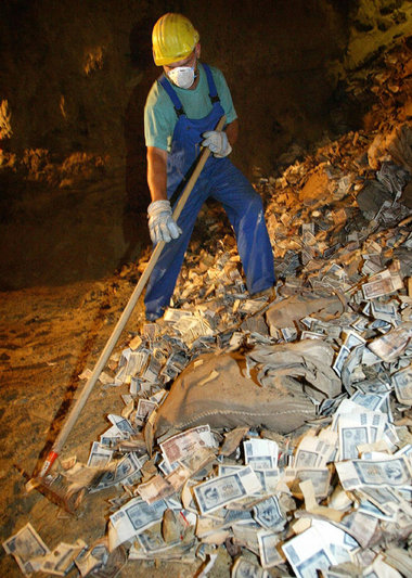 In einem Tunnel in der Nähe von Halberstadt wurden 620 Millionen...