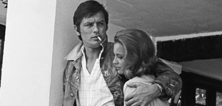 Alain Delon und Romy Schneider in »Swimmingpool«