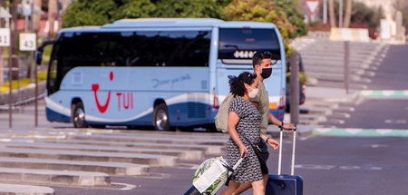 Flaute bei der Flotte: Nur wenige Rollkoffer auf dem Weg zum Air...