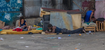In Rio de Janeiro müssen mehr und mehr Menschen auf der Straße l...