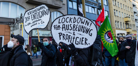 Demonstration für die Enteignung der Krisengewinner (Berlin, 30....