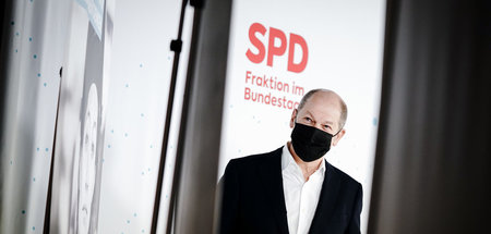 Olaf Scholz am Freitag in Berlin