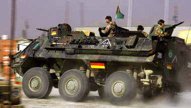 Schützenpanzer der Bundeswehr 2007 in Afghanistan