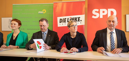 Die Beziehungen zwischen den drei Regierungsparteien haben sich