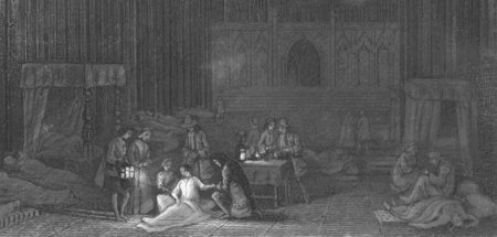 Kirche als Pesthaus: Diese Gravur aus dem Jahre 1855 erinnert an...