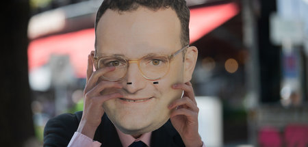 Protest gegen die Agenda von Gesundheitsminister Jens Spahn (CDU... Protest gegen die Agenda von Gesundheitsminister Jens Spahn (CDU...