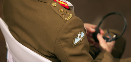Ein australischer Militärangehöriger bei der Münchener Sicherhei... Ein australischer Militärangehöriger bei der Münchener Sicherhei...