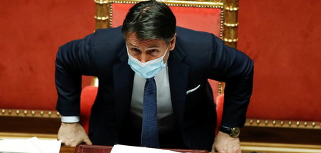 Hat den Sturz der Regierung noch einmal verhindert: Italiens Pre... Hat den Sturz der Regierung noch einmal verhindert: Italiens Pre...